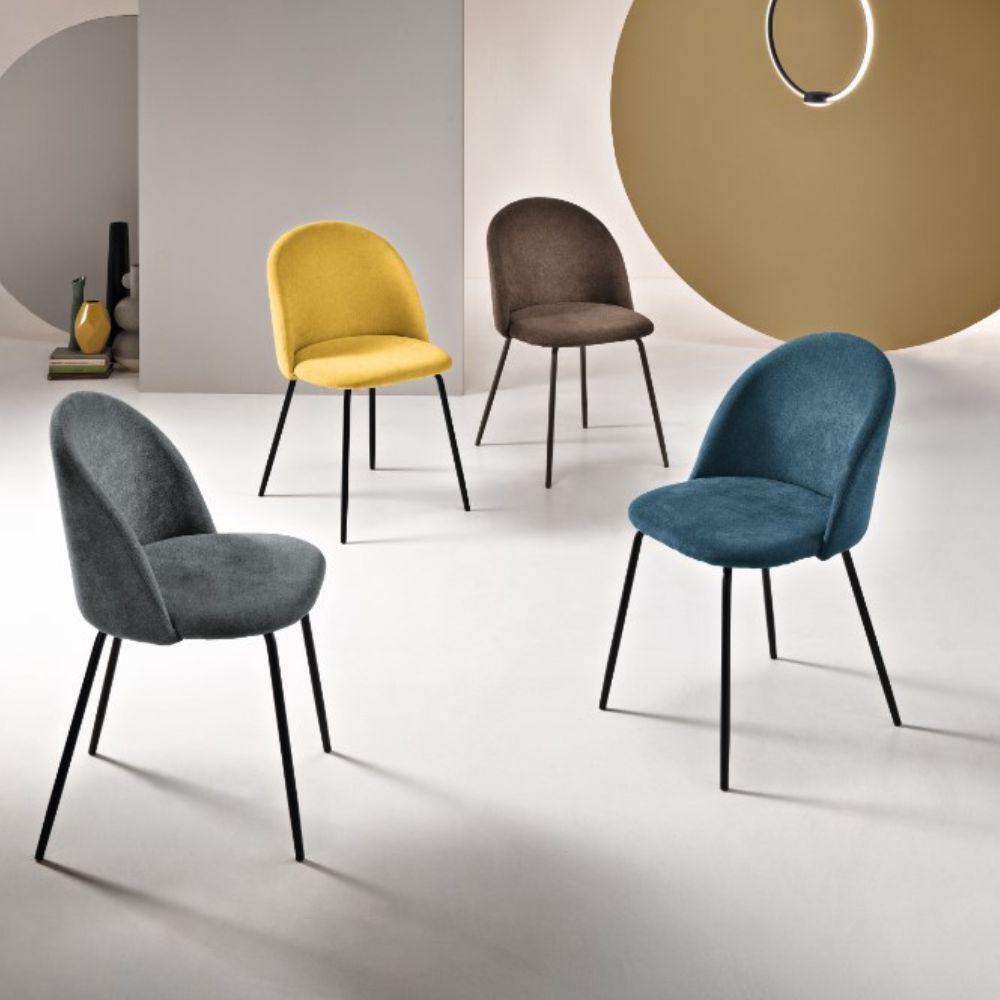 Set Sedie Sala da Pranzo Imbottite cm 50x52x81h – ZIK Home