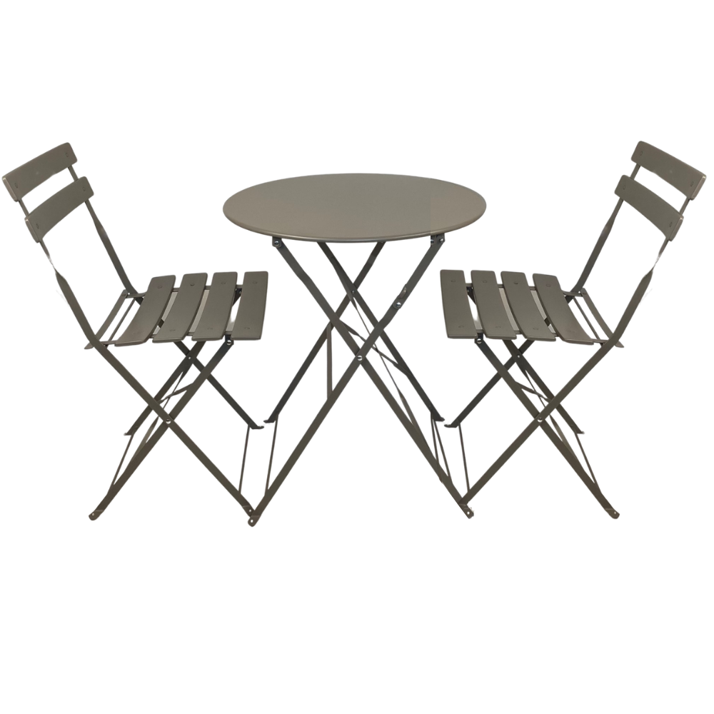 Set Tavolo e Sedie Pieghevoli da Balcone, Bar e Terrazza, Mobili