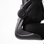 UNI EN 1335 Certified Ergonomic Black Office Chair with Folding Armrests, Lumbar Support, Adjustable Headrest