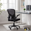 Silla Oficina ZIK, Ergonómica, con Reposabrazos Abatibles, Soporte Lumbar - 62x63x105