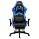 Silla Gaming X-Bull XL con Reposapiés Oficina Ergonómica Reclinable para Computadora con Soporte Lumbar