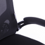 ZIK Ergonomic Black Office Chair with Folding Armrests, Lumbar Support, Adjustable Headrest