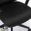 Chaise de bureau ergonomique professionnelle CLEO avec accoudoirs réglables, support lombaire, 150 kg