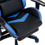 X-Bull XL Chaise de jeu avec repose-pieds Bureau d'ordinateur inclinable ergonomique avec support lombaire