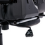 Silla Gaming X-BULL con Reposapiés de Oficina para Computadora Reclinable con Soporte Lumbar NEGRO