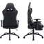 XL X-BULL Gaming Chair with Footrest Office Computer Reclining with Lumbar Support BLACK