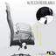 ZIK 117 CE EN 1335 Ergonomic Office Chair in breathable mesh, ergonomic, black color