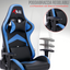 X-Bull XL Gaming Chair with Footrest Ergonomic Reclining Computer Office with Lumbar Support