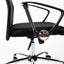 Chaise de Bureau Ergonomique en Maille Respirante, Ergonomique, Couleur Noire