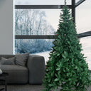 Albero di natale realistico super folto 270 cm Pino VERDE NATURALE