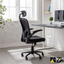 ZIK Ergonomic Black Office Chair with Folding Armrests, Lumbar Support, Adjustable Headrest