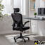 ZIK Ergonomic Black Office Chair with Folding Armrests, Lumbar Support, Adjustable Headrest