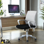 Ergonomic Office Desk Chair, Swivel and Adjustable, Lumbar Support - White 45x51x94/100h 