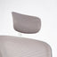 UNI EN 1335 Certified Ergonomic White Office Chair with Folding Armrests, Oscillating Headrest and Lumbar Support - Zik