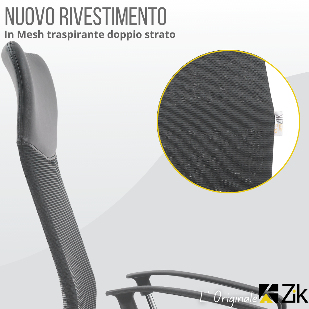 Ella Rhae Sedia da ufficio in rete, colore: nero Ella Rhae Sedia da ufficio in rete, colore: nero