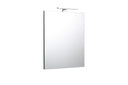 Specchio Bagno A Filo Reversibile 60X70 Con Lampada Luce A Led