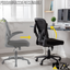 Silla Oficina ZIK, Ergonómica, con Reposabrazos Abatibles, Soporte Lumbar - 62x63x105