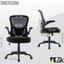 Silla Oficina ZIK, Ergonómica, con Reposabrazos Abatibles, Soporte Lumbar - 62x63x105