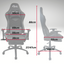 X-Bull XL Gaming Chair with Footrest Ergonomic Reclining Computer Office with Lumbar Support