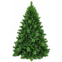 Albero di Natale Artificiale Abete Folto e Verde in PVC con Base in Metallo