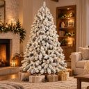 Albero di Natale Artificiale Snow Innevato PVC Hard Needle cm 180/210/240