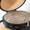 Barbecue Kamado in Ceramica BBQ a Carbone con Ripiani Pieghevoli