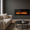 Camino elettrico da parete con effetto fiamma LED