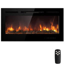 Camino Bioetanolo da Incasso Biocamino da Parete Stufa LED Touch