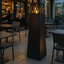 Camino Bioetanolo Biocamino Bruciatore Lana di Roccia in Acciaio 2 Litri