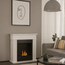 Floor-standing Bioethanol Fireplace, 1.2 Lt, Heating up to 30 m2