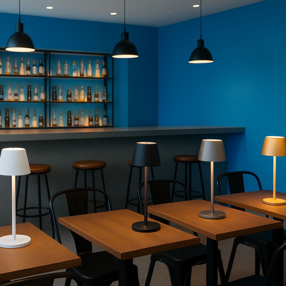 Lampada LED Ricaricabile Senza Fili - Moderna Da Tavolo, Comodino O Scrivania | 3 Modalità Touch | 38cm | Batteria Interna - Foto 10