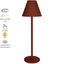 Rechargeable LED Table Lamp, Touch Dimmable Warm Light for Home, Bars, Pubs, Restaurants - Corten