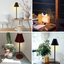 Rechargeable LED Table Lamp, Touch Dimmable Warm Light for Home, Bars, Pubs, Restaurants - Taupe