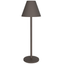 Rechargeable LED Table Lamp, Touch Dimmable Warm Light for Home, Bars, Pubs, Restaurants - Taupe