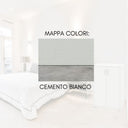 Mobile Multiuso da Casa e Ufficio 2 Ante 5 Ripiani, Armadio Salvaspazio in Legno MDF, Design Moderno - Cemento Bianco 60x35x90 cm