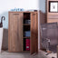 Multipurpose Office Cabinet 2 Doors 3 Space-Saving Shelves, Wooden Cabinet Modern Design 81x35x112 cm