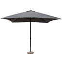 Ombrellone da Giardino 3x3 Palo Centrale Telo Poliestere 235 g/mq