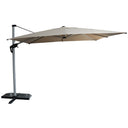 Ombrellone da Giardino 3x3 Decentrato Palo Alluminio Top Poliestere per Piscina Terrazzo Patio