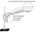 HAMEL 3 X 4 P/L WHITE UMBRELLA