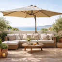 Ombrellone da Giardino Ø 300 cm Palo Decentrato Telo Poliestere 180 g/m2