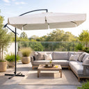 Ombrellone da Giardino Esterno 2,5x2,5 Decentrato Top in Poliestere