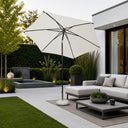 Ombrellone da giardino palo centrale alluminio 300 cm top poliestere 