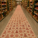 Passatoia natalizia neve