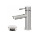 Rubinetto Lavabo Cromato con Miscelatore Monocomando per Bagno, Moderno in Acciaio Inox