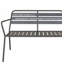 Salotto da giardino set divano 2 posti poltrone e tavolino