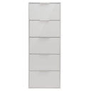 Scarpiera slim 5 ante ribalta mobile porta scarpe ingresso o cameretta