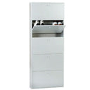 Scarpiera Slim da Ingresso 5 Ante a Ribalta, Mobile Porta Scarpe in Legno FSC - Bianco 65x15x164 cm