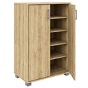 Scarpiera Salvaspazio 2 Ante 4 Ripiani Mobile Porta Scarpe da Interno Design Moderno