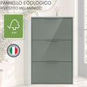 Scarpiera slim salvaspazio mobile da ingresso o cameretta in pannello fsc laccato