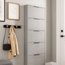 Scarpiera Slim da Ingresso 5 Ante a Ribalta Mobile Porta Scarpe in Legno FSC